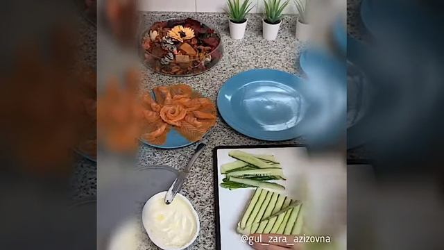 Канапе с красной рыбой смотреть онлайн