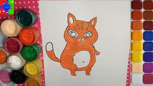 Суровый котик БуБу. Как нарисовать котика Бубу.