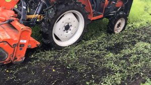 Минитрактор,  Kubota gl в действии