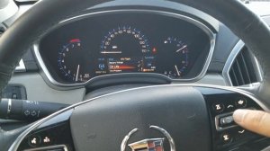 Cadillac SRX Oil Life Reminder Reset Procedure How to