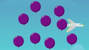 Развивающий мультик для малышей. Учим и запоминаем цвета. Отпускаем воздушные шары внебо.