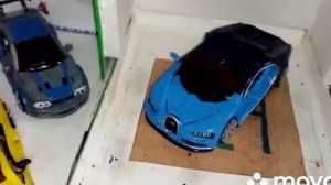 Слепил копию бугати широн из пластилина!