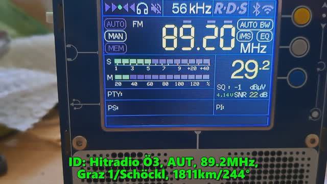16.06.2024 06:06UTC, [Es], Hitradio Ö3, Австрия, 89.2МГц, 1811км