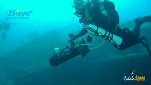 CalabriApnea and Brinyte Div10 Wreck diving in Pasubio