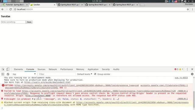 Настраиваем Spring Security и oAuth2 в Vue.js. Spring Boot REST смотреть онлайн