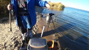 Рыбалка на донки и фидер на водохранилище Курской области.
