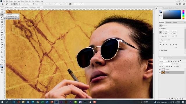 Mirror effects in Photoshop CC, add a layer mask, add selection, what is mask in Photoshop? Part-03 смотреть онлайн