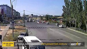 ДТП (авария г. Волжский) ул. Карбышева - ул. Оломоуцкая 07-09-2024 15-20