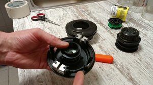 Как менять леску на триммере KARCHER