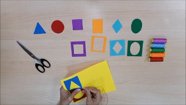 Мастер-класс.«Геометрические фигуры»-изготовление странички развивающей книги из фетра для детей(6+ смотреть онлайн