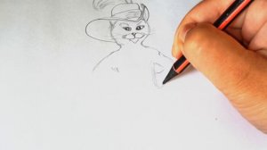 Кот в сапогах. Урок рисования карандашом. Как нарисовать кота в сапогах?
