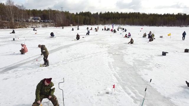 Открытое первенство Мурманской области по лову рыбы на мормышку со льда 2021 (оз. Лупче-Савино) 2.7 смотреть онлайн