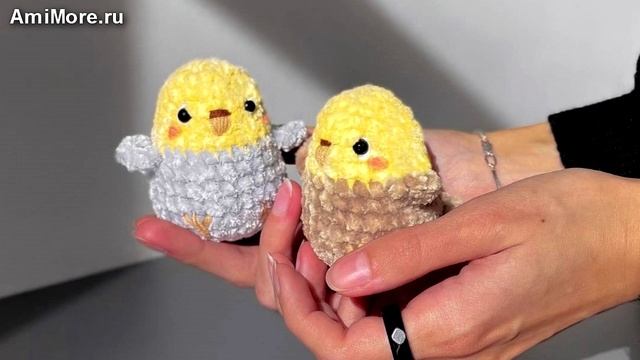 Амигуруми: схема Птенчики | Игрушки вязаные крючком