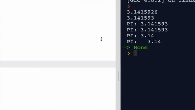 Python 4 - Output Formatting