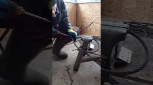 Плетение троса в петлю. 2 способа