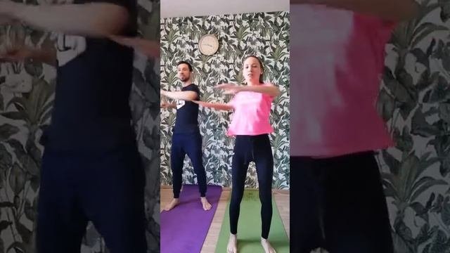 Динамичная зарядка с утра. Крепкое сердце, выносливость, активность. #утренняязарядка #зарядкасутра