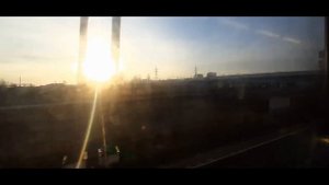 Вид из окна поезда по маршруту: Тула 1 - Курский вокзал