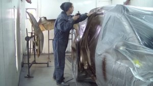 Покраска авто: мокрая база под лаком(сложный цвет)