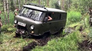 Проверим так ли хорош УАЗ на бездорожье.