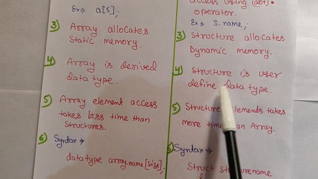 Difference between Array and Structure in c programming in Hindi | Learn Coding | CSE Gyan