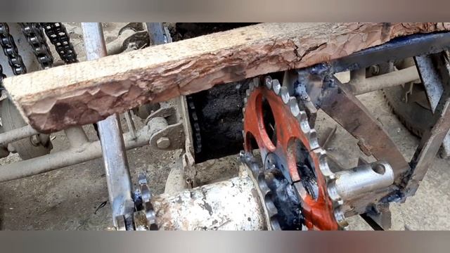 инвалидная коляска из мотороллера - 1 часть