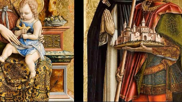 Алтарь Сан Доменико ди Камерино Работы Карло Кривелли