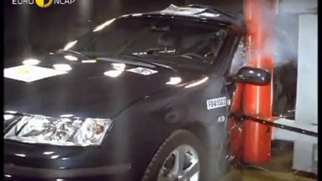Краш-тест - Saab 9-3 Convertible 2004 (E-NCAP) смотреть онлайн