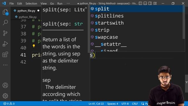 String Method: - swapcase() | Class 11 Computer Science Chapter 8 (2022-23)
