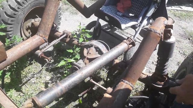 Самодельный трактор из Жигулей, продолжение проекта. смотреть онлайн