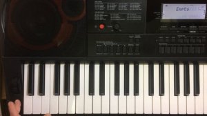 Создание стиля на синтезаторе CASIO CT X3000