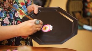 Роспись Тагильских подносов