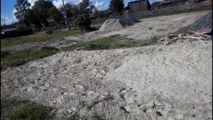 Отсыпка площадки под плиты