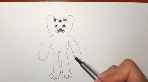 Как нарисовать Килли Вилли брата Хагги Вагги из Poppy Playtime/ How To Draw Killy Willy