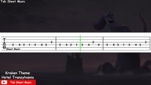 Hotel Transylvania 3 - Kraken Theme Guitar Tutorial