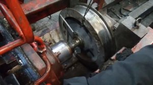 Монтаж подшипников букс холостого кранового колеса