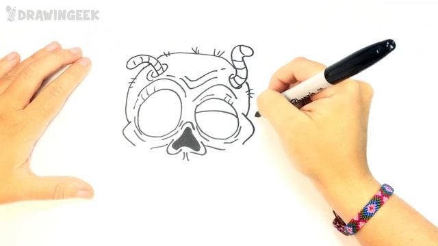 How to draw a Zombie | Zombie Easy Draw Tutorial смотреть онлайн