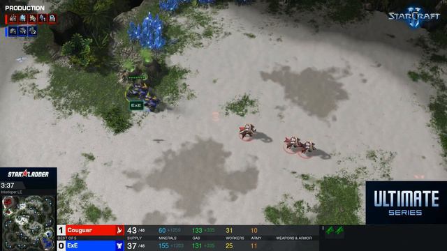 Ultimate Series: Couguar (P) vs ExE (T) смотреть онлайн