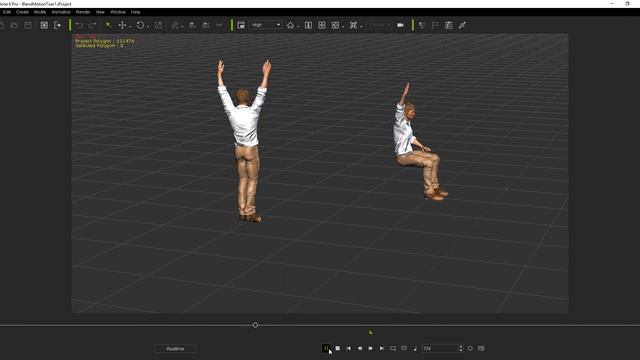 Наложение движения на часть тела аватара, не теряя движений других частей тела. смотреть онлайн