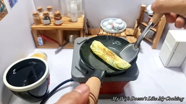 Valentine's Day Recipes❤️ Making omelette with strawberry and apple garnish| Mini Cooking смотреть онлайн