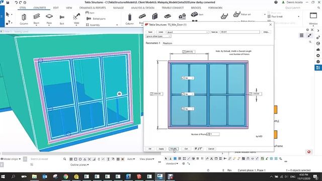 Architectural Door and Window Using Intelligent Custom Component смотреть онлайн