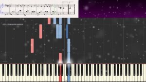 Зимняя сказка - А. Пинегин (Ноты и Видеоурок для фортепиано) (piano cover)