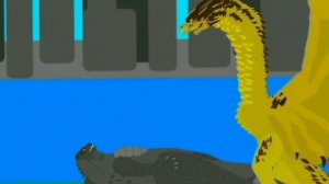 Годзилла против Гидоры: 1 часть.