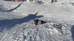 looping foireux a ski