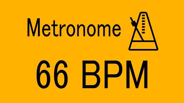 66 BPM METRONOME FOR TRAINING MUSICAL INSTRUMENT / 楽器練習用 メトロノーム / practice смотреть онлайн