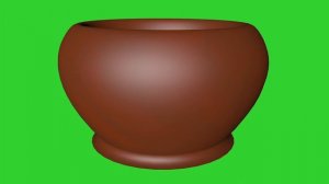 Глиняный горшок для горячего – футаж