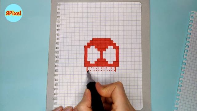 Как нарисовать ДЭДПУЛ. РИСУНКИ ПО КЛЕТОЧКАМ. How to Draw DEADPOOL #pixelart #100 смотреть онлайн