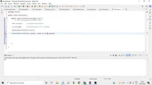 java data types and variables