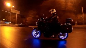 Подсветка колес мотоцикла