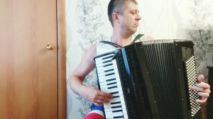 Белым снегом на аккордеоне (аккордеон кавер) Аккордеонист