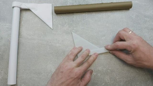 DIY - How to make ?TOPOR-origami from A4 paper with your own hands. DIY paper weapons смотреть онлайн